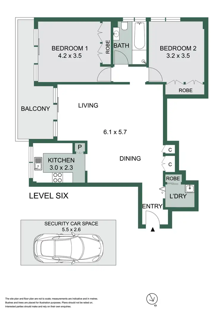 Floorplan of Homely apartment listing, 30/297 Edgecliff Road, Woollahra NSW 2025