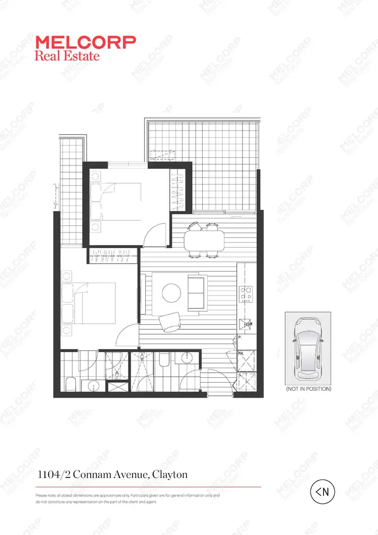 Floorplan of Homely apartment listing, 31104/2 Connam Avenue, Clayton VIC 3168
