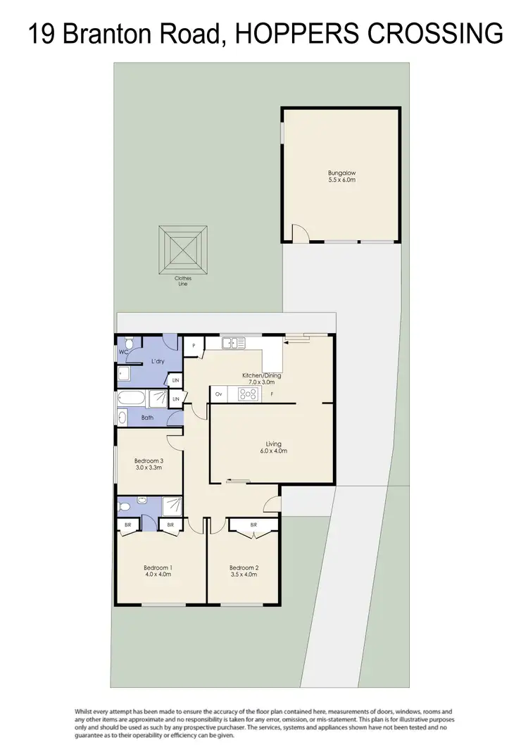 Floorplan of Homely house listing, 19 Branton Road, Hoppers Crossing VIC 3029