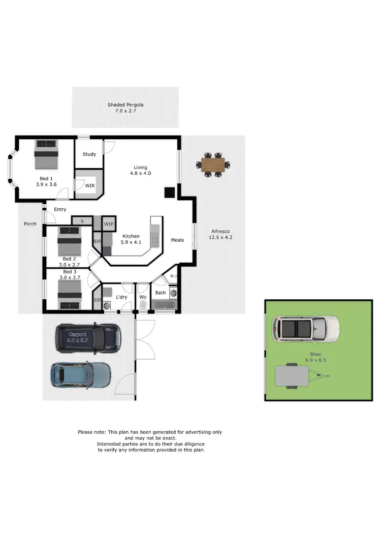 Floorplan of Homely house listing, 8 Caraway Street, Baranduda VIC 3691
