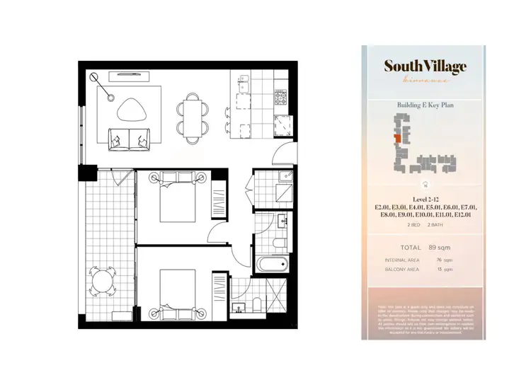 Floorplan of Homely apartment listing, 301/35 Flora Street, Kirrawee NSW 2232