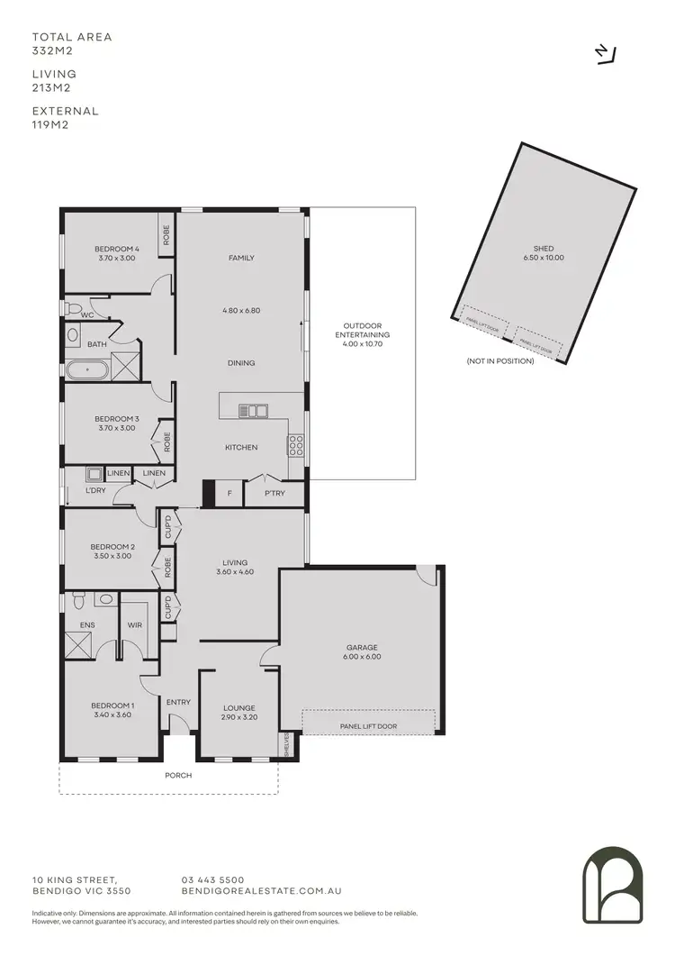 Floorplan of Homely house listing, 9 Skibo Heights, White Hills VIC 3550