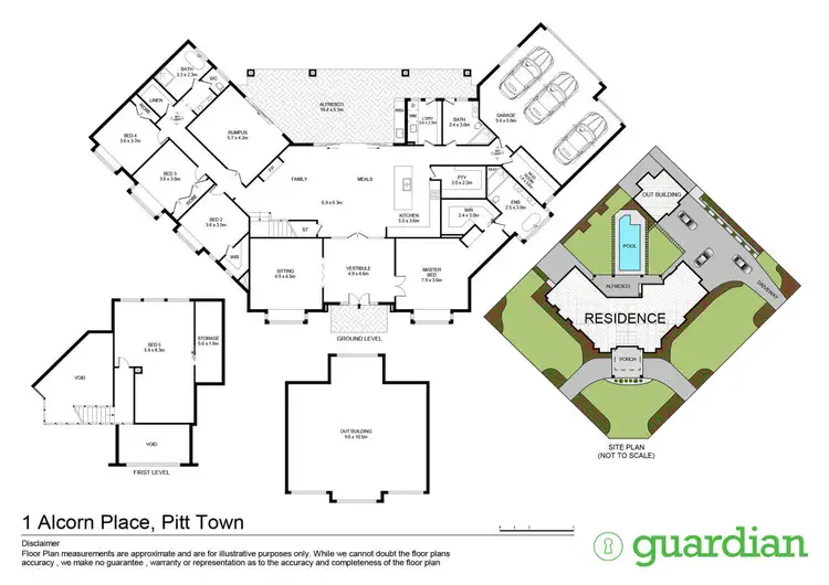 Floorplan of Homely house listing, 1 Alcorn Place, Pitt Town NSW 2756