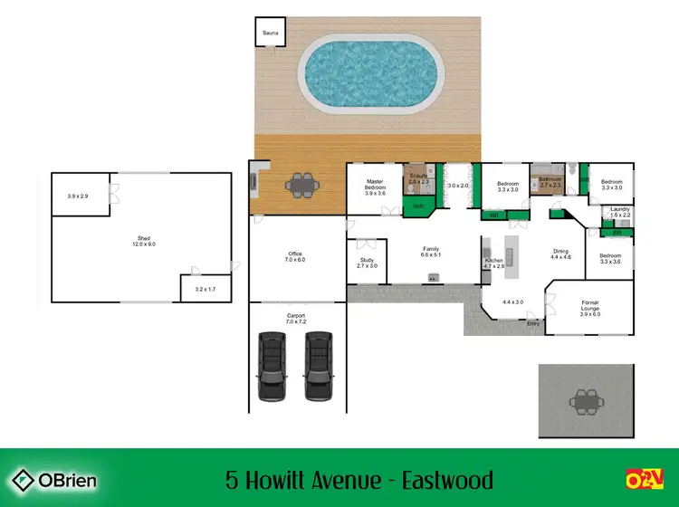 Floorplan of Homely house listing, 5 Howitt Avenue, Eastwood VIC 3875