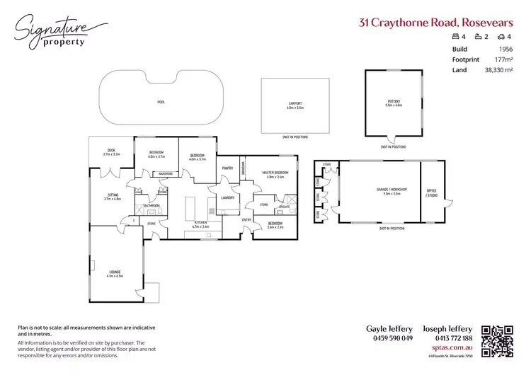 Floorplan of Homely house listing, 31 Craythorne Road, Rosevears TAS 7277