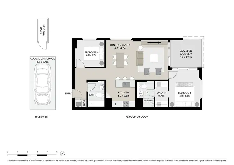 Floorplan of Homely apartment listing, 1/1-3 Gubbuteh Road, Little Bay NSW 2036