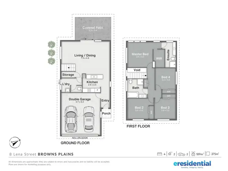 Floorplan of Homely house listing, 8 Lena Street, Browns Plains QLD 4118