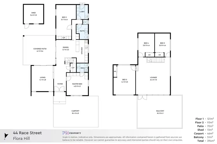 Floorplan of Homely house listing, 44 Race Street, Flora Hill VIC 3550