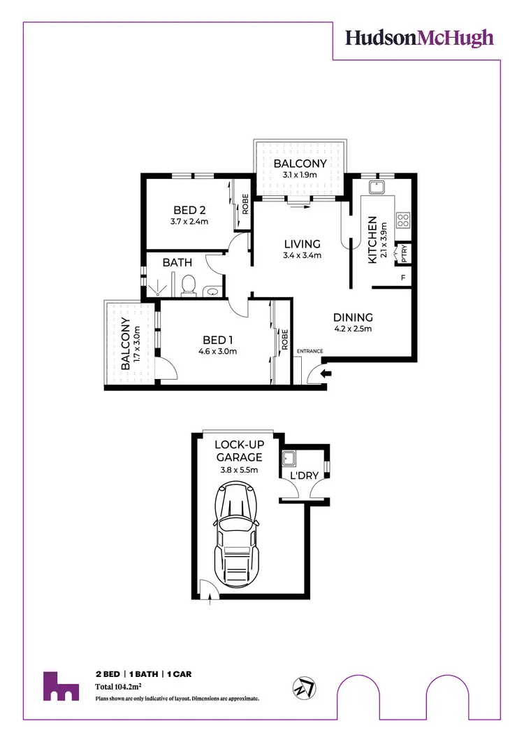 Floorplan of Homely apartment listing, 15/51 Alt Street, Ashfield NSW 2131
