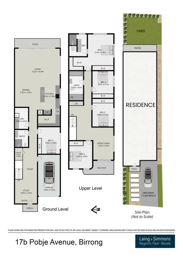 Floorplan of Homely house listing, 17B Pobje Avenue, Birrong NSW 2143