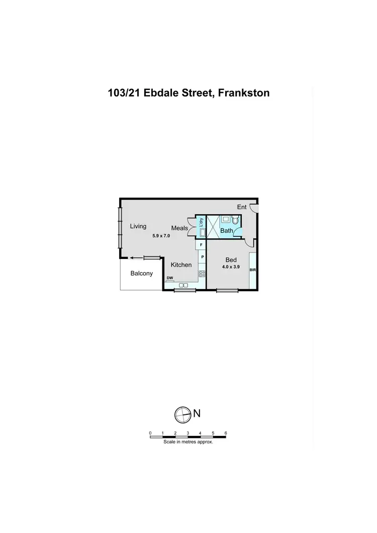 Floorplan of Homely house listing, 103/21 Ebdale Street, Frankston VIC 3199