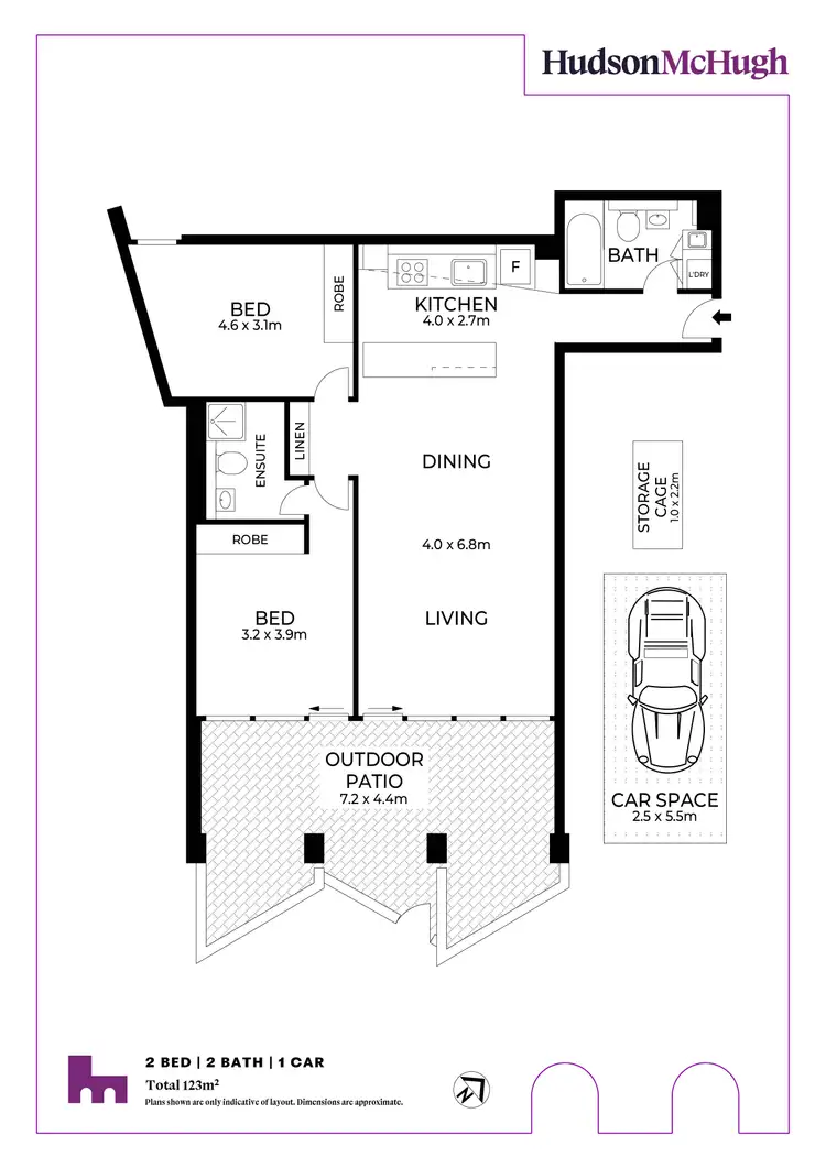 Floorplan of Homely apartment listing, 2002/6 Grove Street, Dulwich Hill NSW 2203