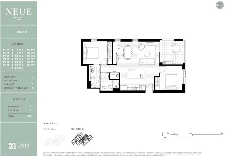 Floorplan of Homely apartment listing, 208/139 Herring Road, Macquarie Park NSW 2113
