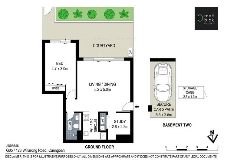 Floorplan of Homely apartment listing, G05/128 Willarong Road, Caringbah NSW 2229
