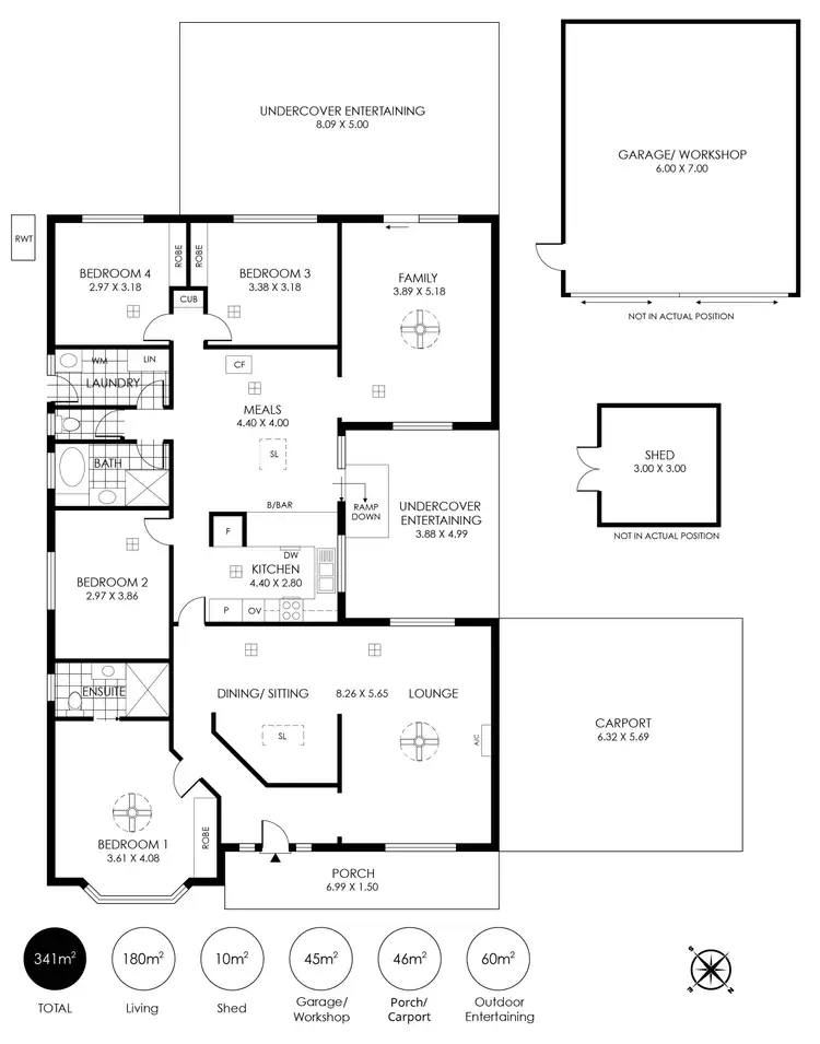 Floorplan of Homely house listing, 12 Mimosa Grove, Balhannah SA 5242