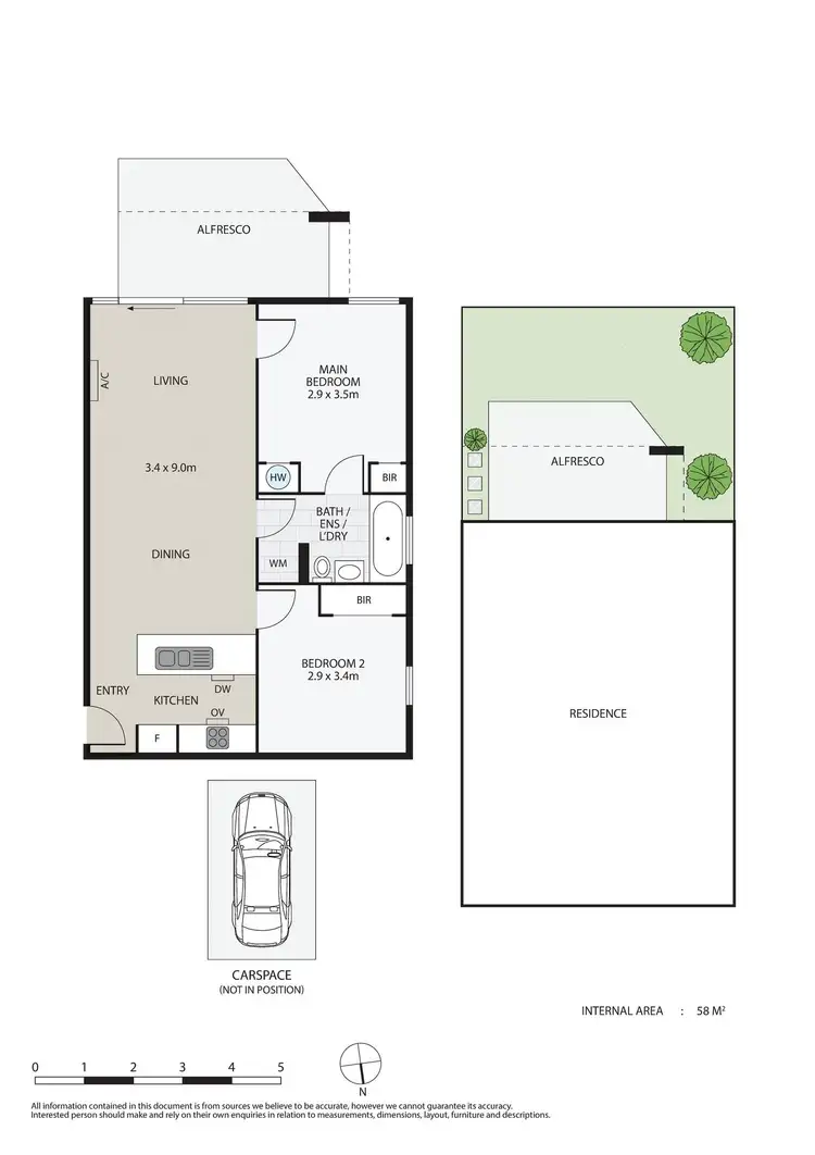 Floorplan of Homely apartment listing, 5/2 Monash Green Drive, Clayton VIC 3168