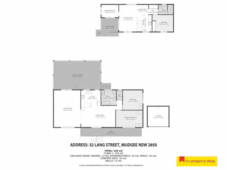 Floorplan of Homely house listing, 32a Lang Street, Mudgee NSW 2850