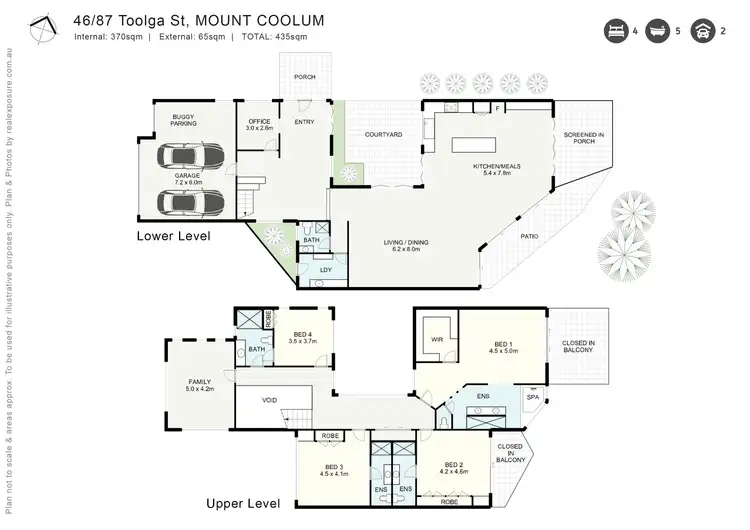 Floorplan of Homely house listing, 46/87 Toolga Street, Mount Coolum QLD 4573