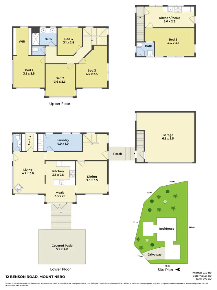Floorplan of Homely house listing, 12 Benson Road, Mount Nebo QLD 4520