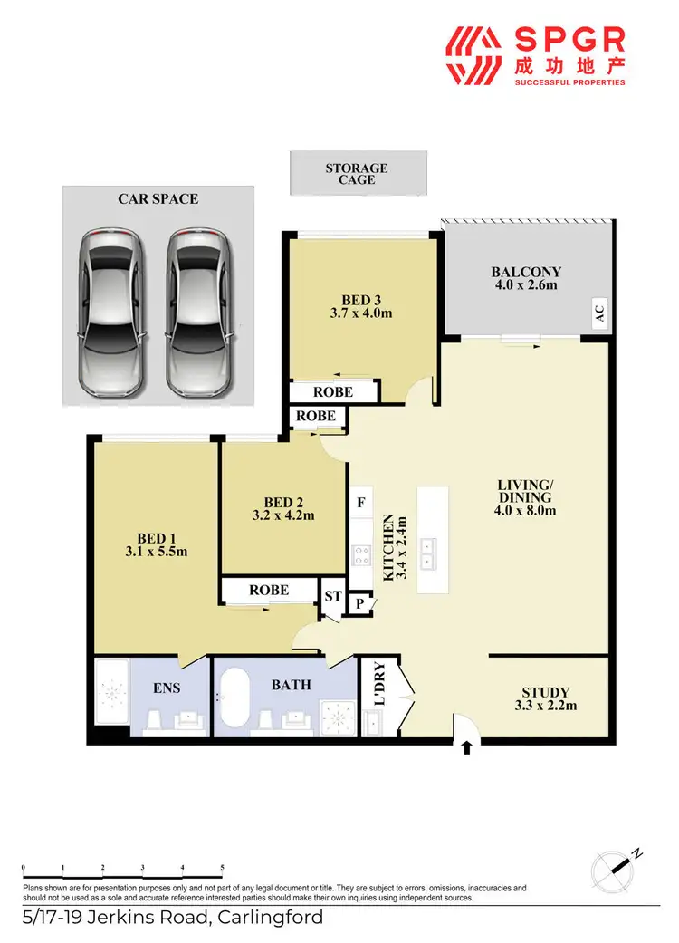 Floorplan of Homely apartment listing, 5/17-19 Jenkins Road, Carlingford NSW 2118