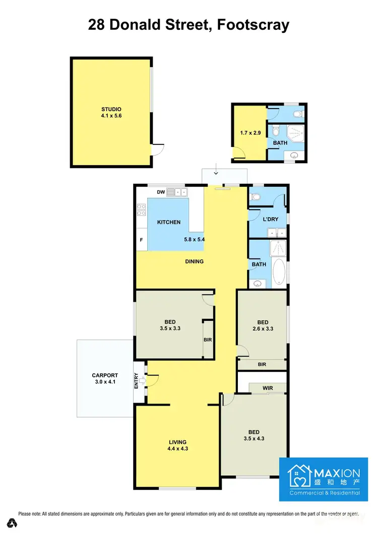 Floorplan of Homely apartment listing, 28 Donald Street, Footscray VIC 3011