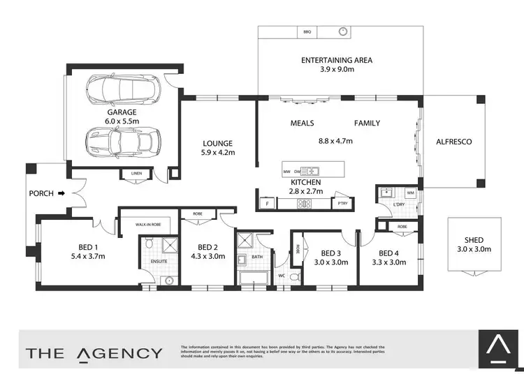 Floorplan of Homely house listing, 3 Aurora Place, Epsom VIC 3551