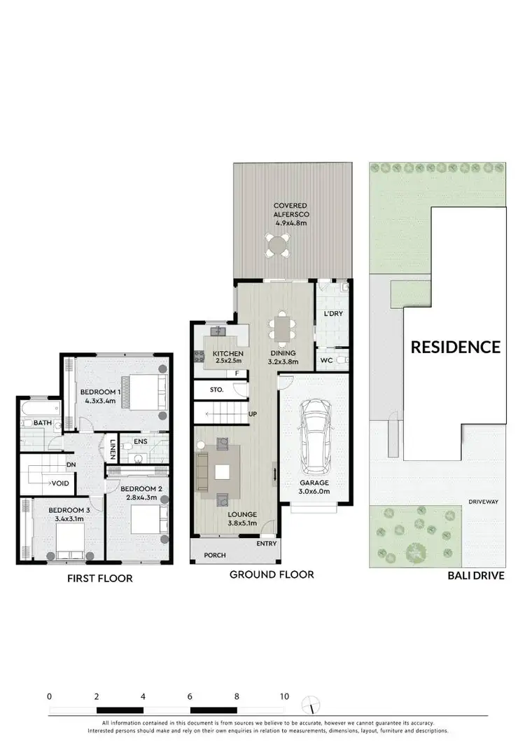 Floorplan of Homely townhouse listing, 1/72 Bali Drive, Quakers Hill NSW 2763
