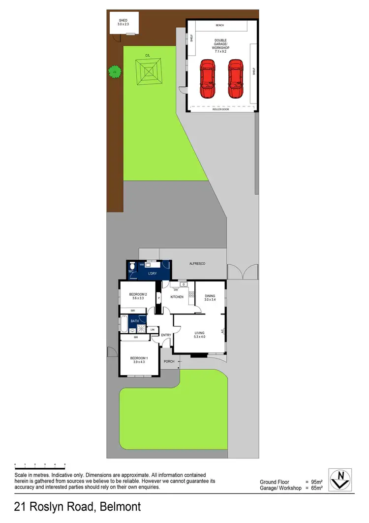 Floorplan of Homely house listing, 21 Roslyn Road, Belmont VIC 3216