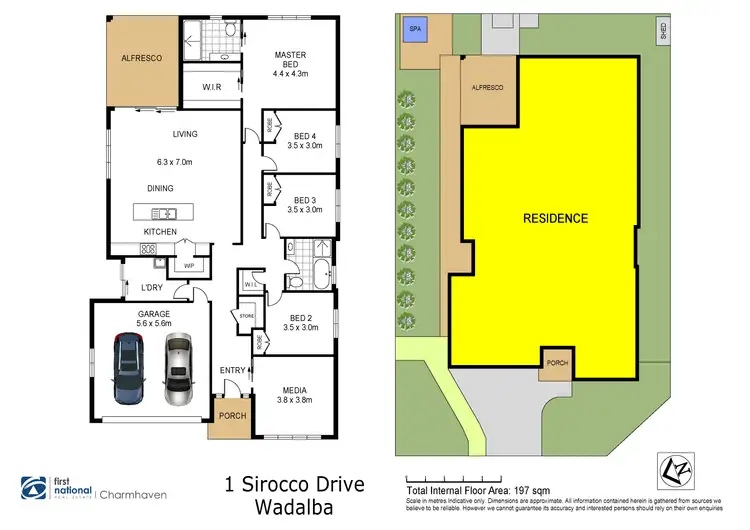 Floorplan of Homely house listing, 1 Sirocco Drive, Wadalba NSW 2259