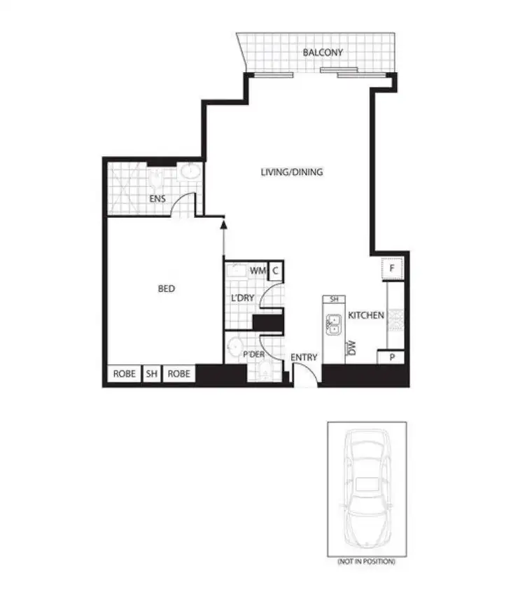 Floorplan of Homely apartment listing, 3606/7 Riverside Quay, Southbank VIC 3006