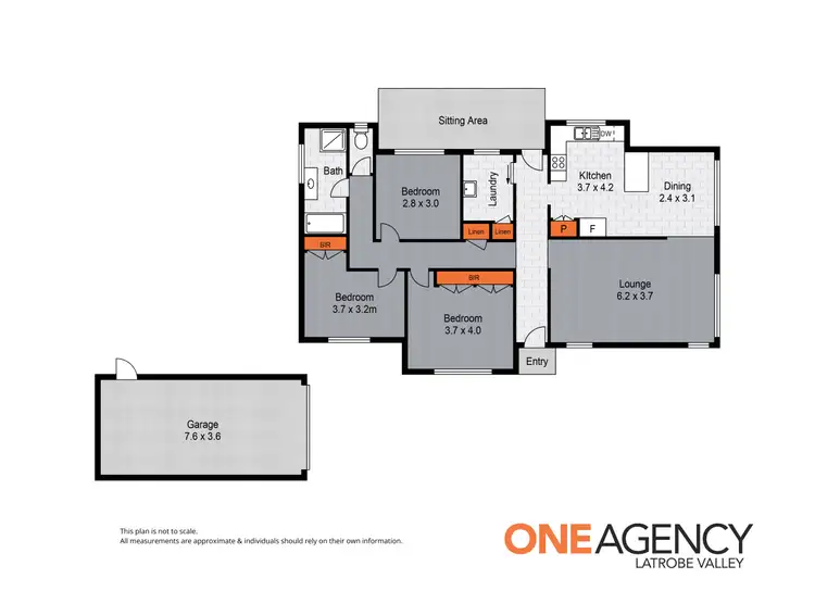 Floorplan of Homely house listing, 6 Licola Court, Traralgon VIC 3844