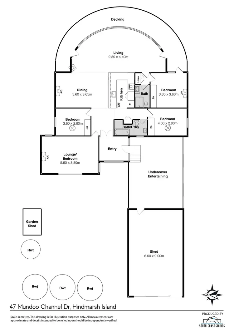 Floorplan of Homely house listing, 47 Mundoo Channel Drive, Hindmarsh Island SA 5214