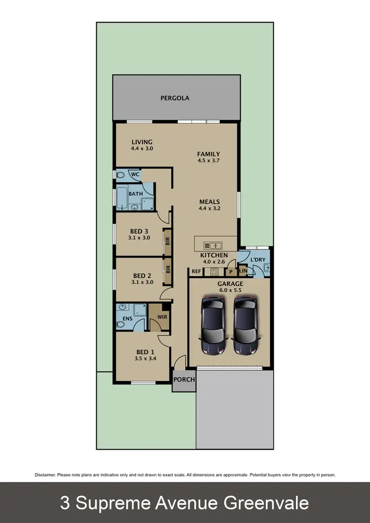 Floorplan of Homely house listing, 3 Supreme Avenue, Greenvale VIC 3059