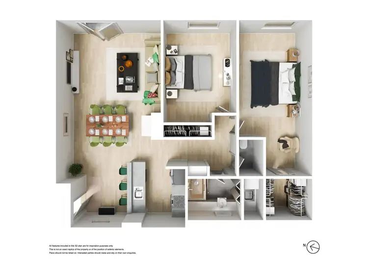 Floorplan of Homely apartment listing, 13/632 St Kilda Road, Melbourne VIC 3004