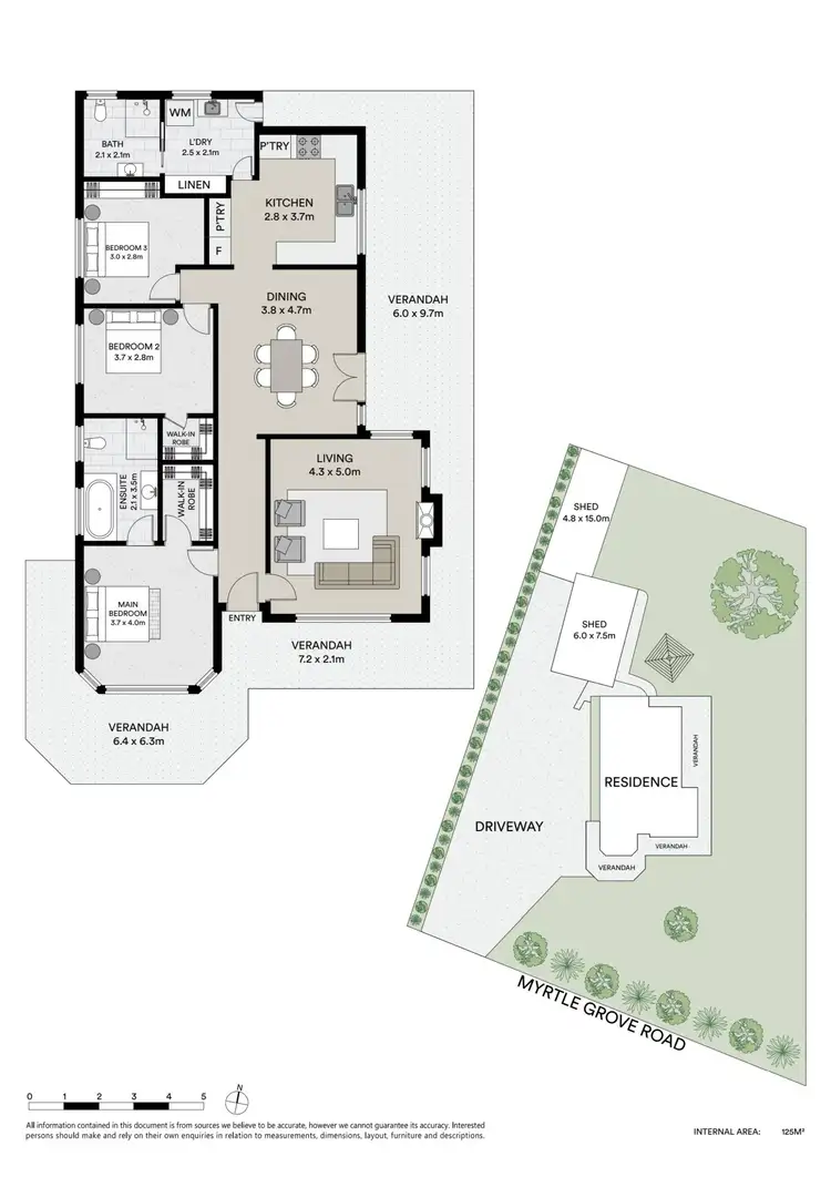 Floorplan of Homely house listing, 14 Myrtle Grove Road, Ballan VIC 3342