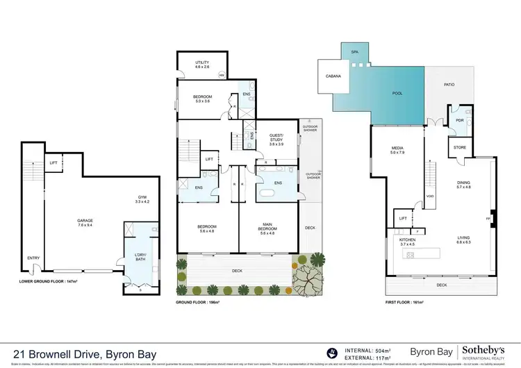 Floorplan of Homely house listing, 21 Brownell Drive, Byron Bay NSW 2481