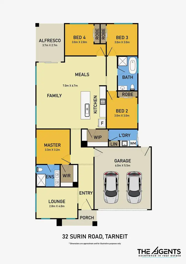 Floorplan of Homely house listing, 32 Surin Road, Tarneit VIC 3029