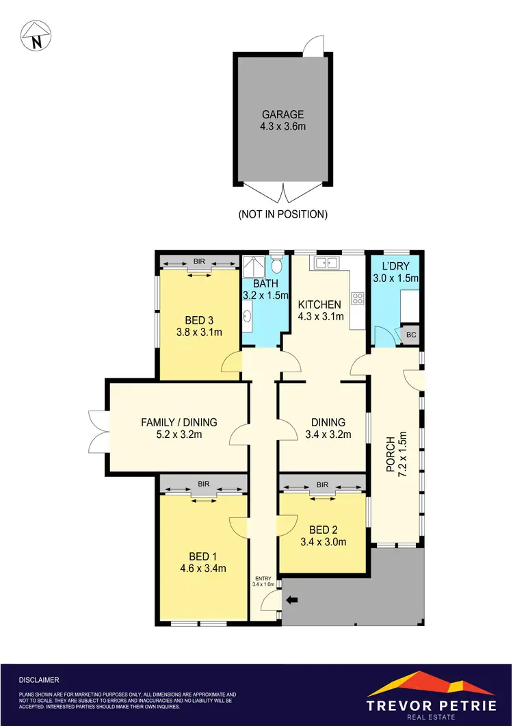 Floorplan of Homely house listing, 706 Darling Street, Redan VIC 3350