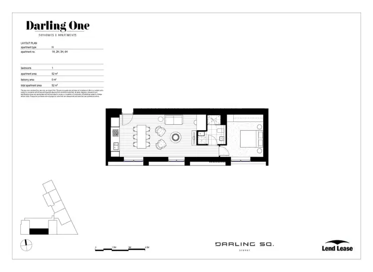 Floorplan of Homely unit listing, 3017/65 Tumbalong Boulevard, Haymarket NSW 2000