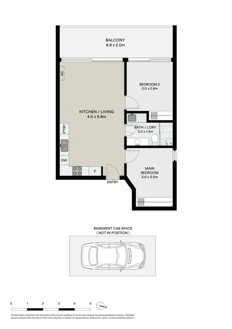 Floorplan of Homely apartment listing, 201/126 Chapel Street, St Kilda VIC 3182