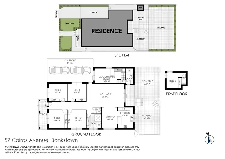 Floorplan of Homely house listing, 57 Cairds Avenue, Bankstown NSW 2200
