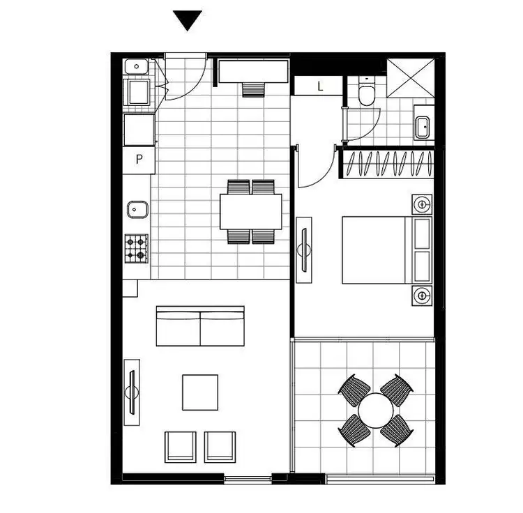 Floorplan of Homely apartment listing, 307/2 Scotsman Street, Glebe NSW 2037