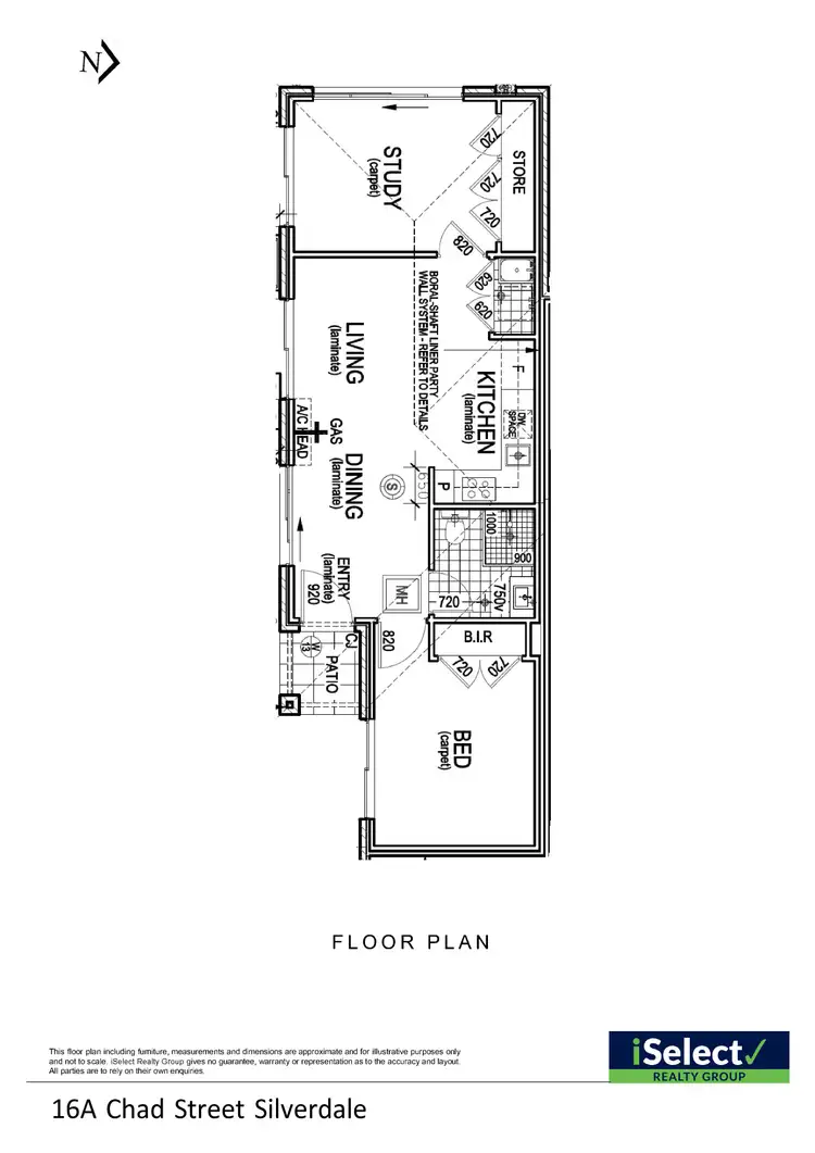 Floorplan of Homely house listing, 16a Chad Street, Silverdale NSW 2752