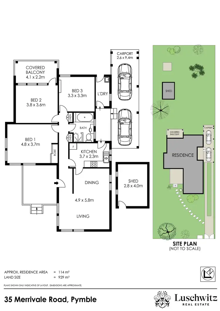 Floorplan of Homely house listing, 35 Merrivale Road, Pymble NSW 2073