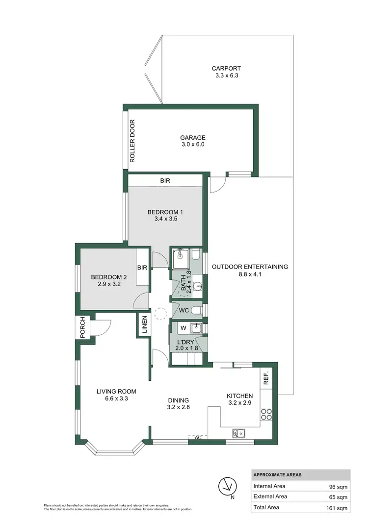 Floorplan of Homely unit listing, 3/48 Beaufort Street, Woodville Park SA 5011