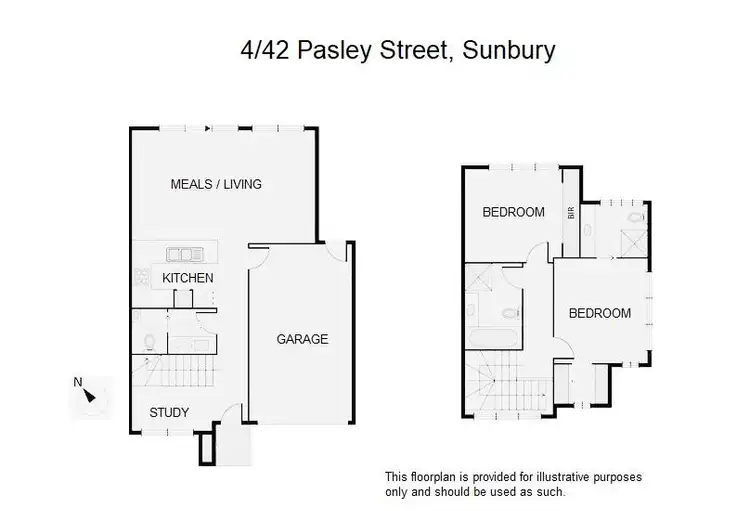 Floorplan of Homely townhouse listing, 4/42-44 Pasley Street, Sunbury VIC 3429