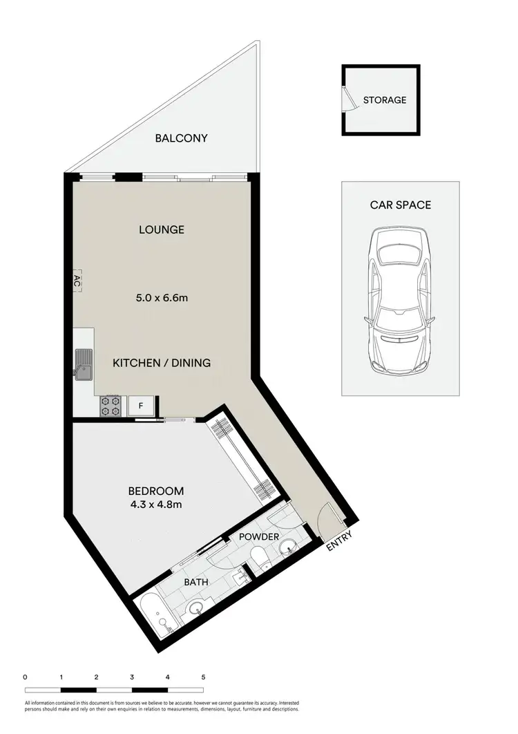 Floorplan of Homely apartment listing, 212/5 Alma Road, St Kilda VIC 3182