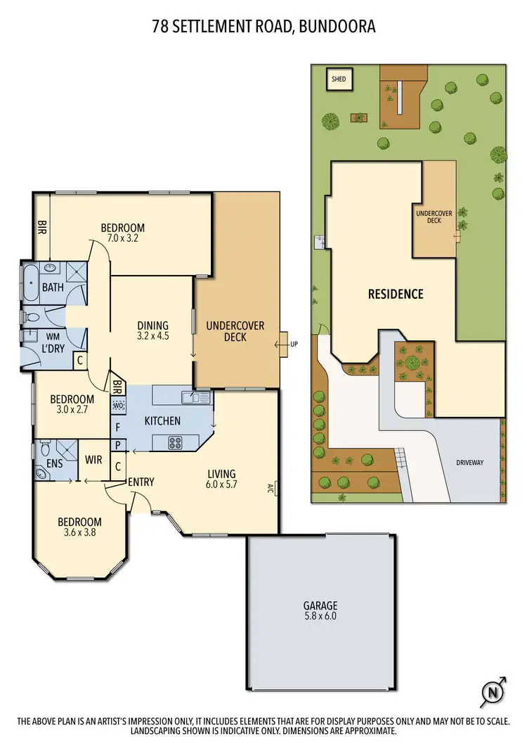 Floorplan of Homely house listing, 78 Settlement Road, Bundoora VIC 3083
