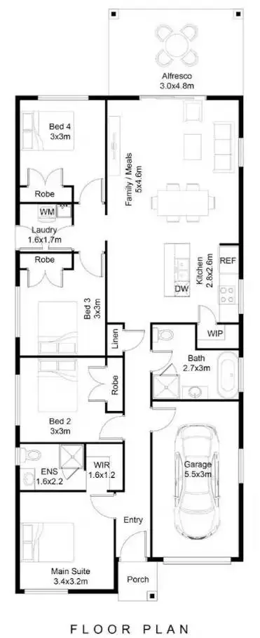 Floorplan of Homely house listing, Address available on request