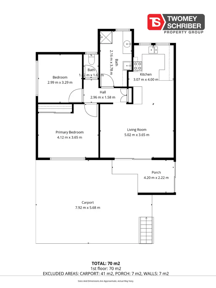 Floorplan of Homely unit listing, 4/41 Mazlin Street, Edge Hill QLD 4870